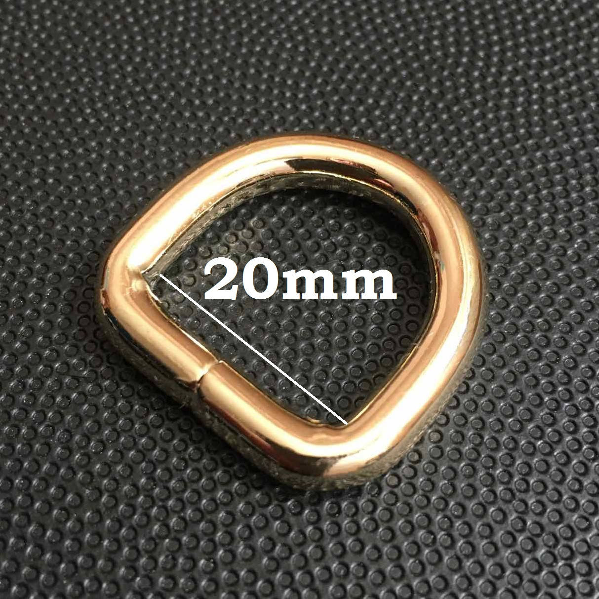 

Полукольцо 20 мм металлическое сварное, светлое золото (5*20*20мм)