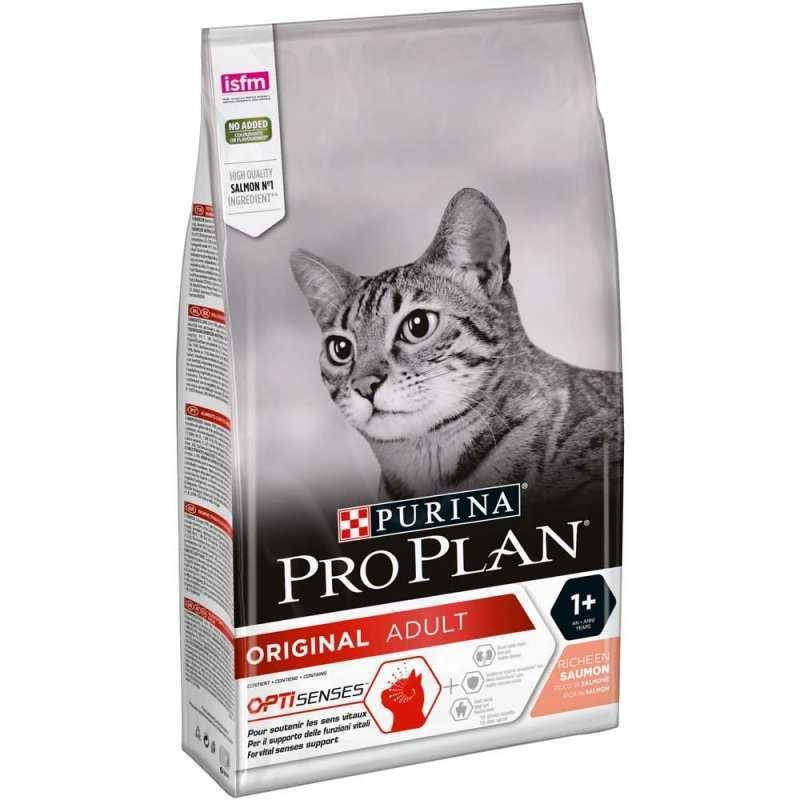 

Purina Pro Plan Original Adult Salmon 1,5 кг - Сухой корм с лососем для взрослых кошек
