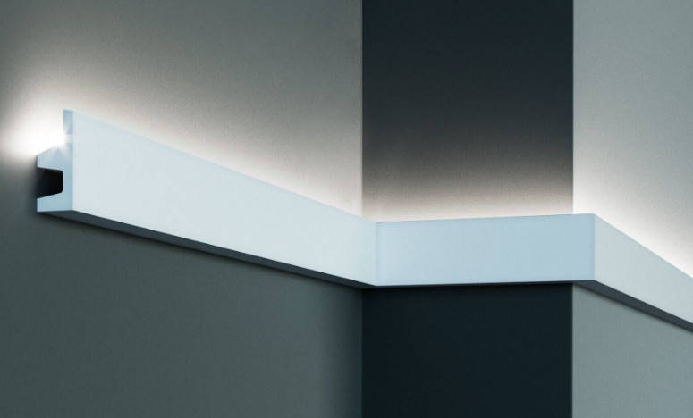 

Карниз скрытого освещения Tesori KF 501, Белый