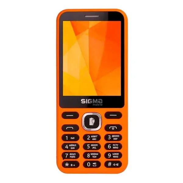 

Кнопочный телефон Sigma mobile X-Style 31 Power Orange, Оранжевый