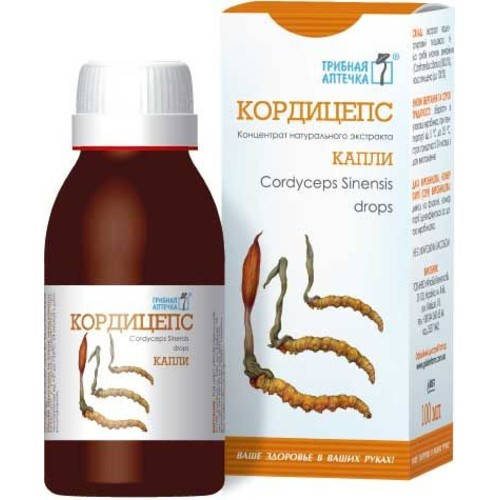 

Кордицепс Китайский Гриб, экстракт гриба Кордицепс Грибная Аптечка 100 мл