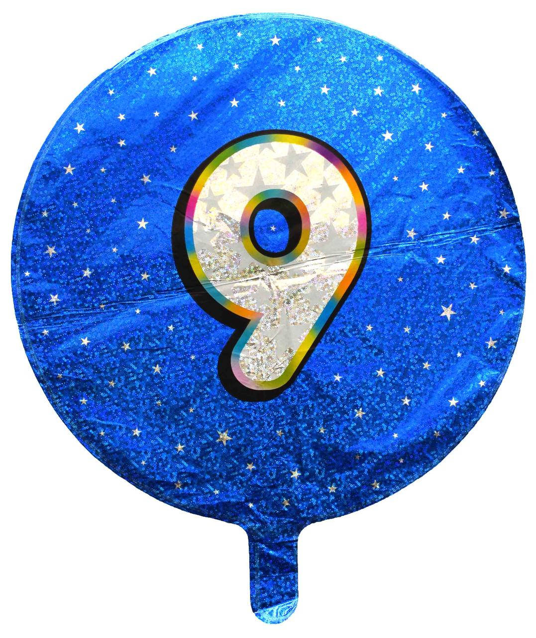 

Фольгованi кулi круглi "9". Колiр Синiй Диаметр:18"(45 см), Синий