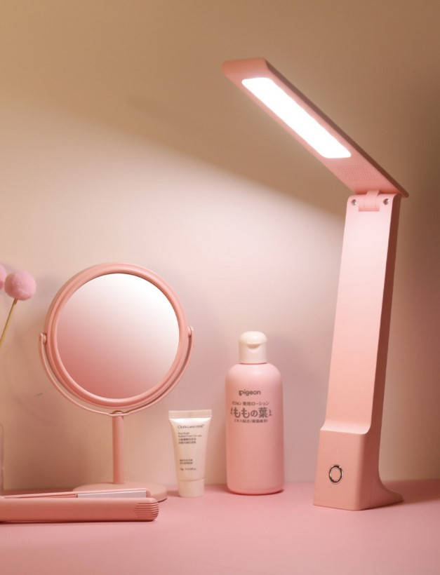 

Настольная светодиодная Led лампа светильник Tablelamp розовая, Розовый