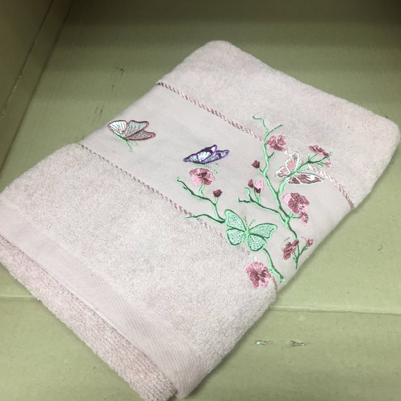 

Полотенце махровое банное 130х65 см, Разные цвета