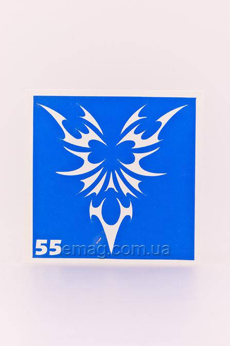

Boni Kasel Трафарет для био тату 6x6 см - 055, 1 шт