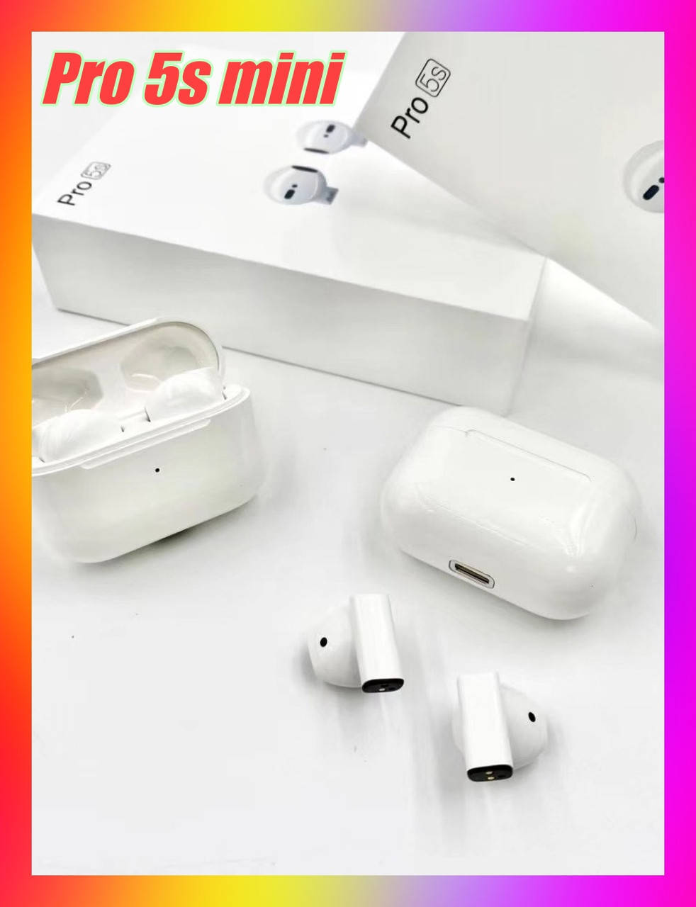 

Беспроводные Bluetooth наушники AirPods Pro 5S сенсорные блютуз наушники Блютус гарнитура аирподс airpods