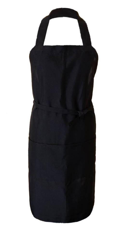

Фартук повара бармена мангальщика из габардина черный