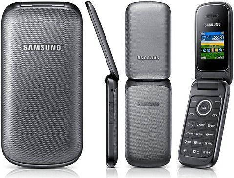 

Мобильный телефон раскладушка Samsung GT-E1190 Black/Grey