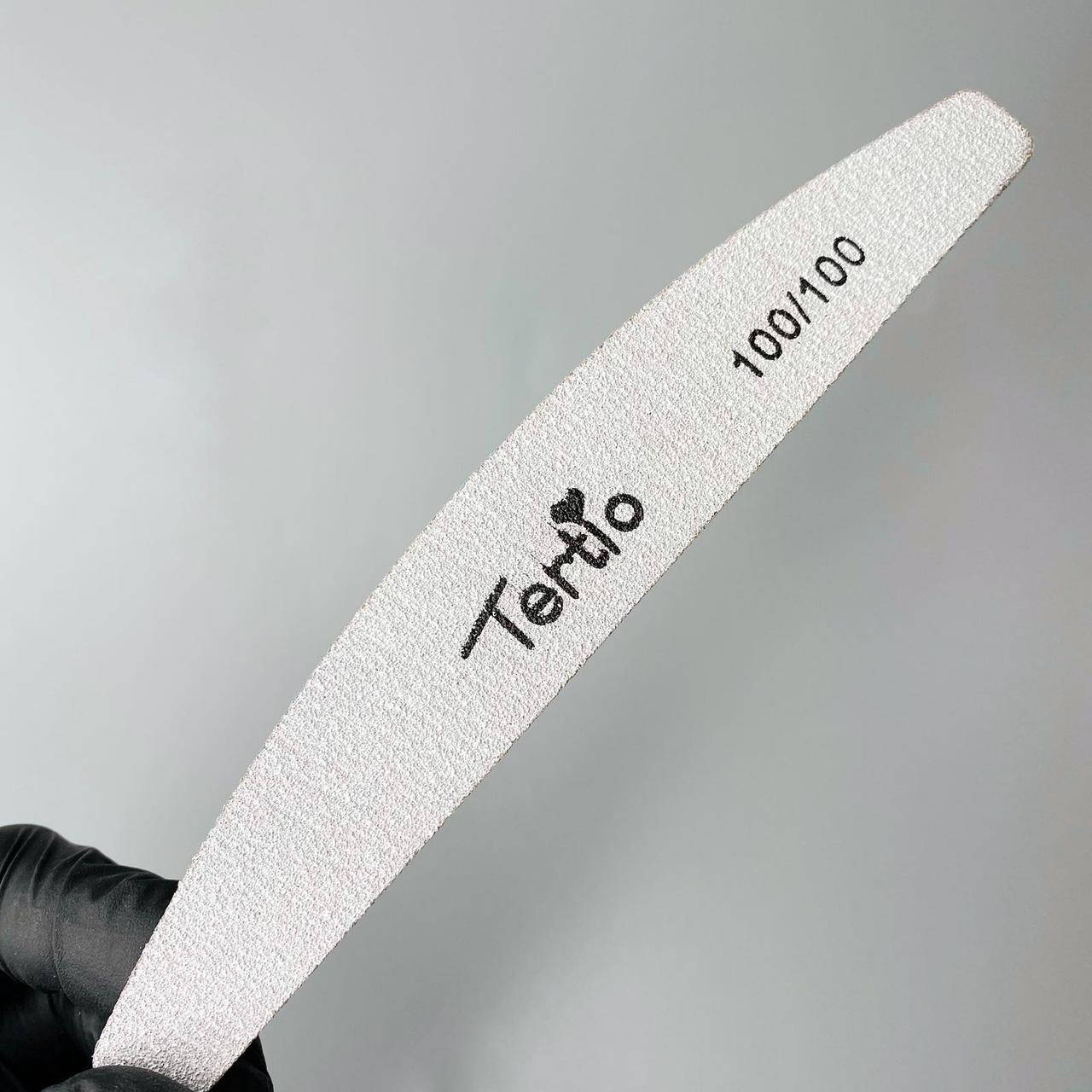 

Пилка для ногтей полумесяц Tertio 100/100