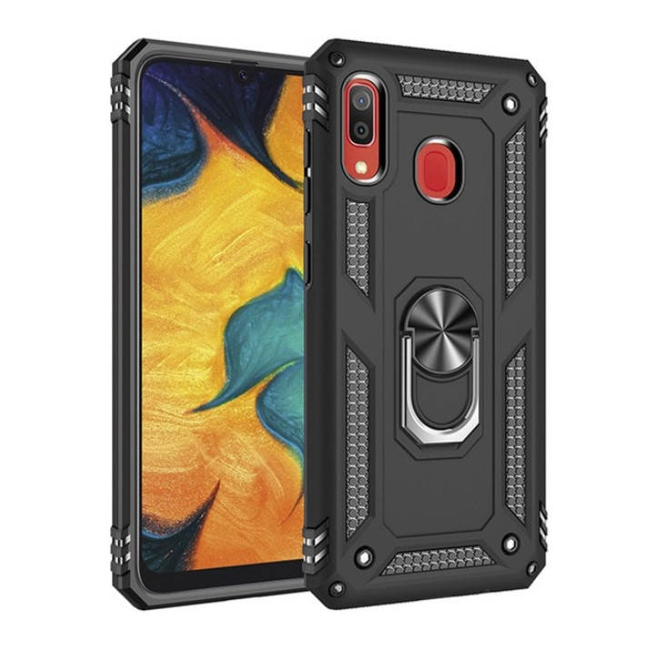 

Противоударный чехол Combo Ring для Samsung Galaxy A20 / A30 2019 (Разные цвета)