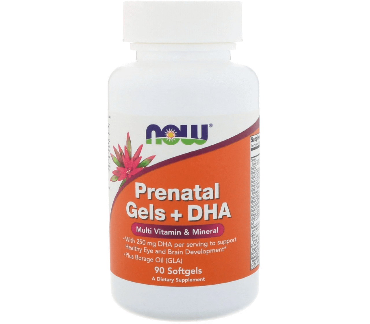 

Витамины для беременных Нау фудс Now Foods Prenatal Gels+DHA 90 капсул