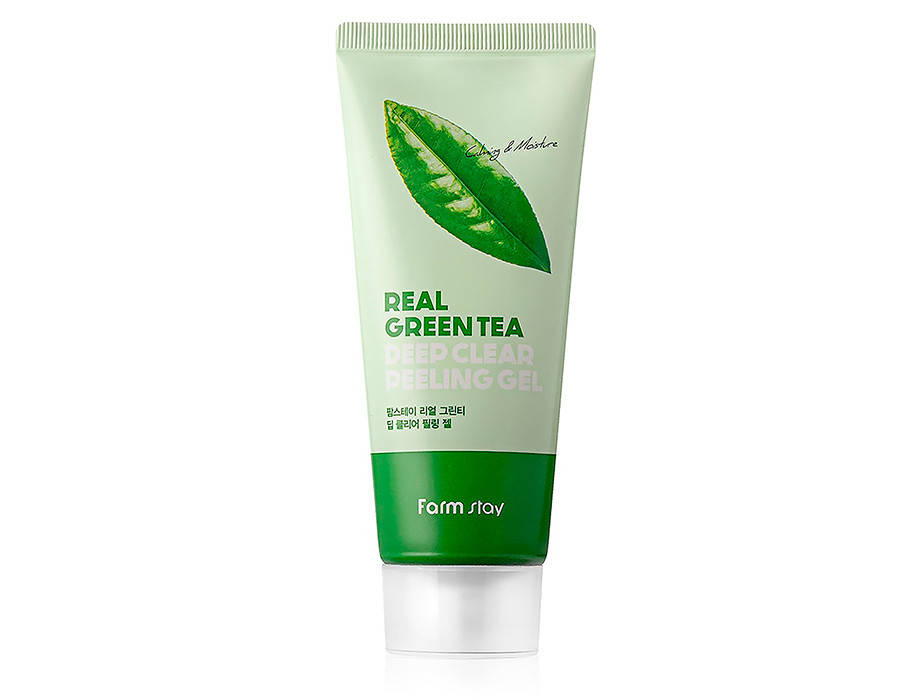 

Пилинг-гель для лица с экстрактом зеленого чая FarmStay Real Green Tea Deep Clear Peeling Gel, 100мл