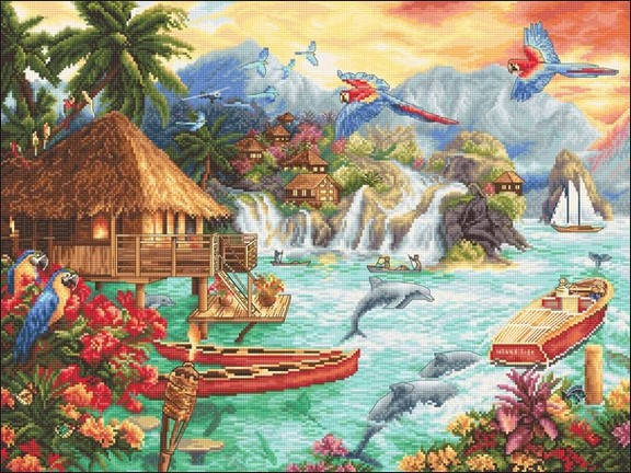 

"Island Life" LETISTITCH. Набор для вышивания (LETI 925)