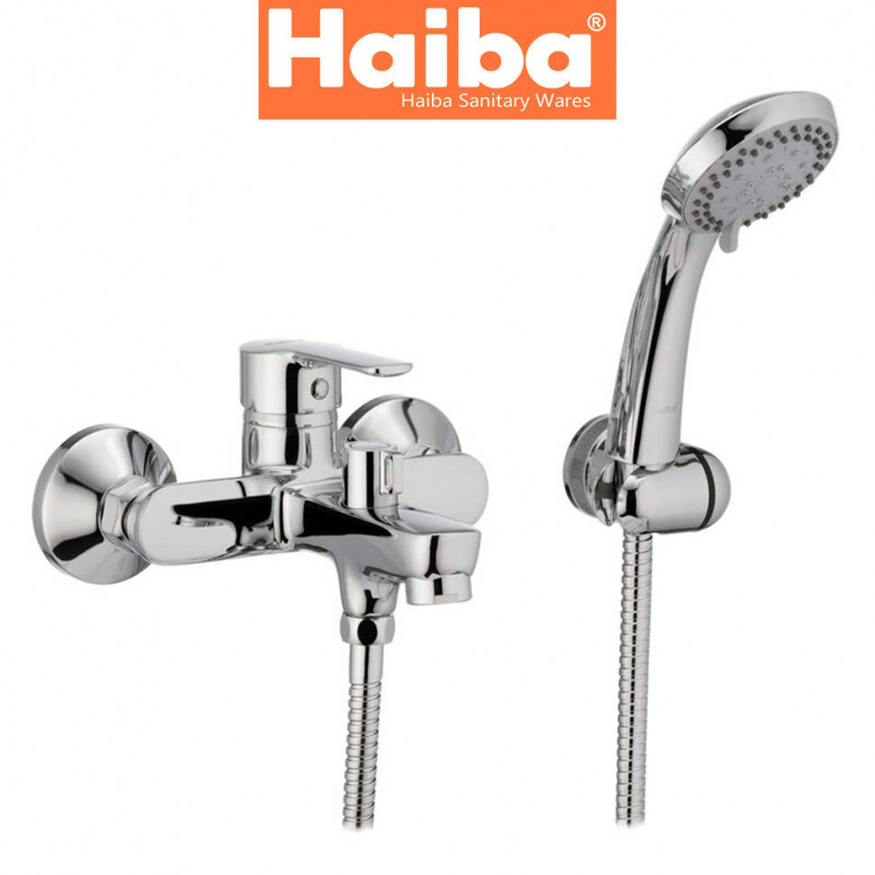 

Смеситель для ванны короткий нос HAIBA MARCO EURO (Chr-009)