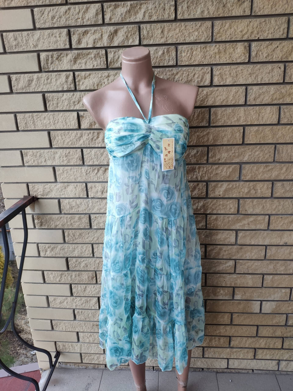 

Сарафан шифоновый WHOLE FORKS, Турция M/L, бирюзовый