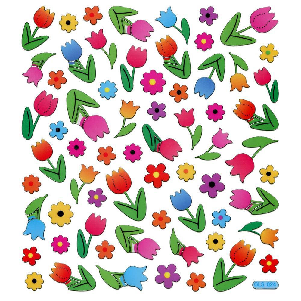 

Наклейки на плівці - Tulips - StickerKing - 15х16,5