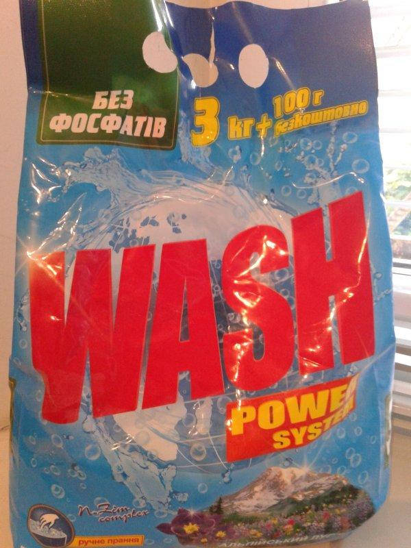 

Стиральный порошок WASH автомат универсальный 3кг+100г
