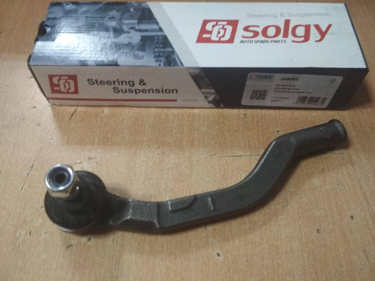 

Наконечник тяги рулевой левый на Renault Trafic, Opel Vivarо, 2001- >; "SOLGY" 206065 ― производства Испании