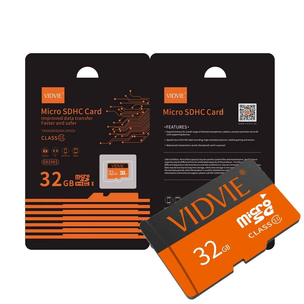 

Карта памяти VIDVIE Micro SD 32Gb SDHC Card