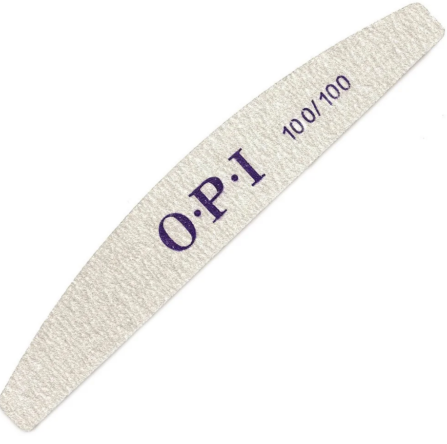 

Пилочка двухсторонняя OPI 100/100 полукруг серая для коррекции формы ногтя