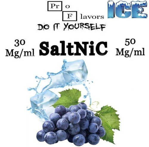 

Набор солевой Pro Flavors Salt Ice Grape 50 мл. 50 мг/мл