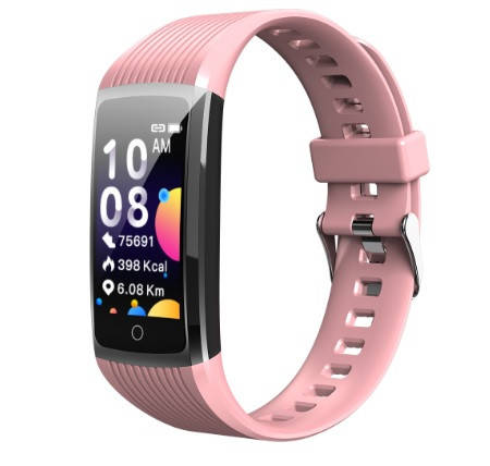

Фитнес-браслет с измерением пульса и давления Smart Band R12 Розовый