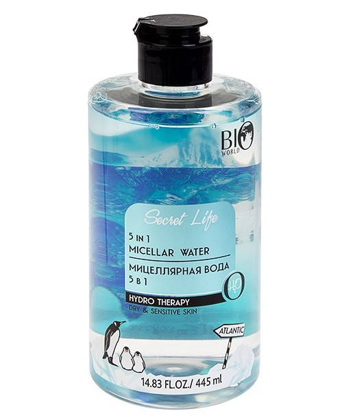 

BIO WORLD HYDRO THERAPY Міцелярна вода 5-в-1, 445 мл.
