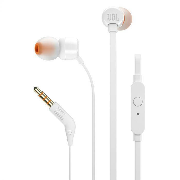 

Наушники с микрофоном JBL T110 White (JBLT110WHT)
