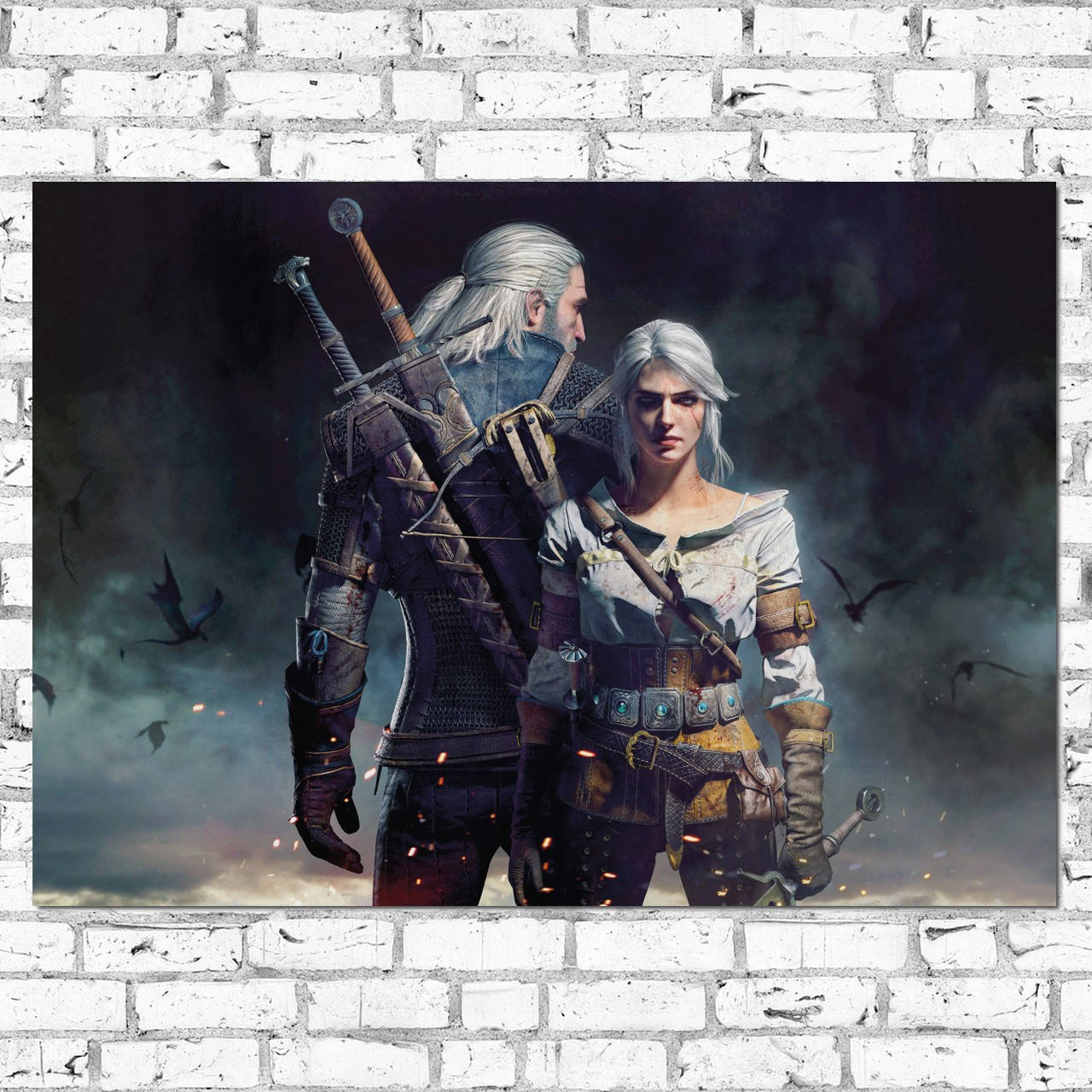 

Плакат "Ведьмак, Геральт и Цири, Witcher" (артикул 0987)