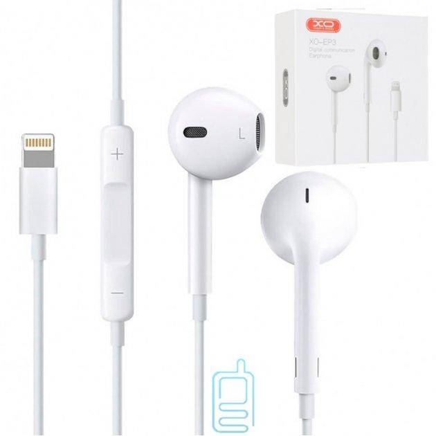 

Проводные наушники XO EP3 True Wired Lightning для iPhone - Белый