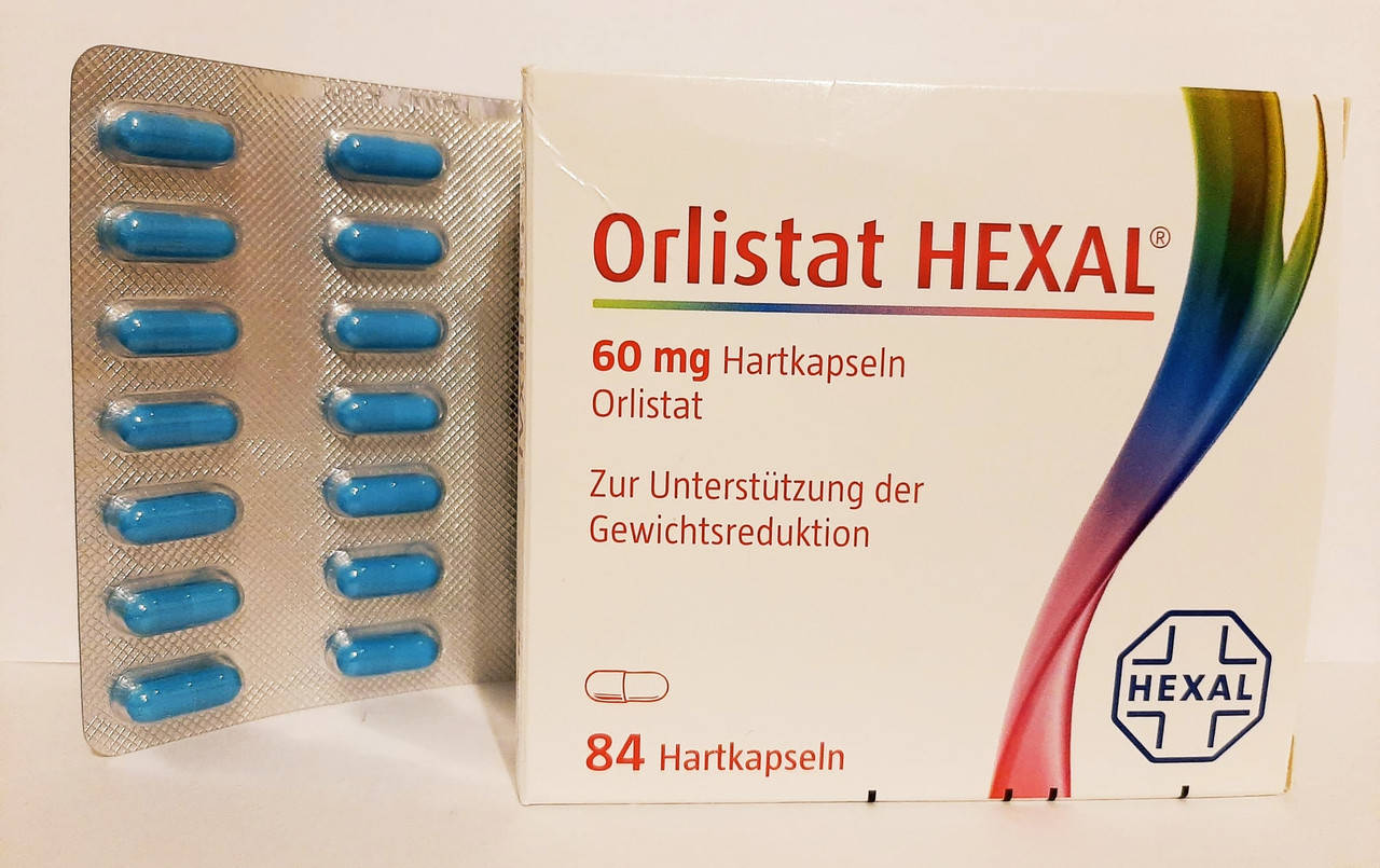

Таблетки для похудения (Ксеникал) Orlstat Hexal 84 штуки 60 мг Германия