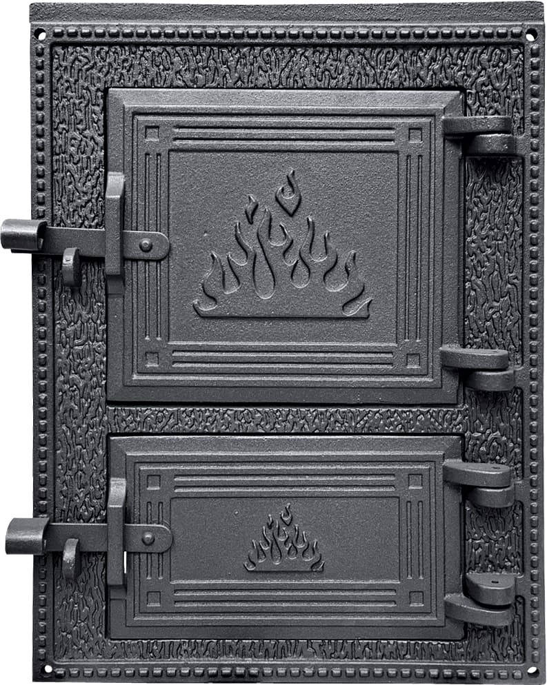 

Чугунные дверцы для печи Halmat DPK2WP (Н1627) (393x293)