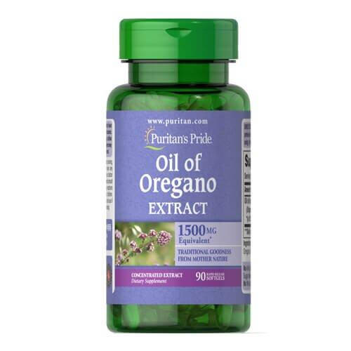 

Масло Материнки, Puritan's Pride Oil of Oregano Extract 1500 mg 90 капсул