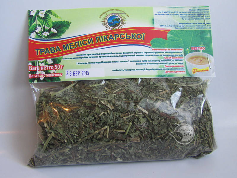 

Трава Мелисы при нервной слабости, мигрени, бессоннице, болезненных менструациях