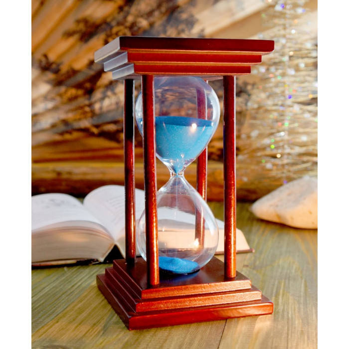 

Песочные часы "Квадрат" синий песок ~60 минут с погрешностью