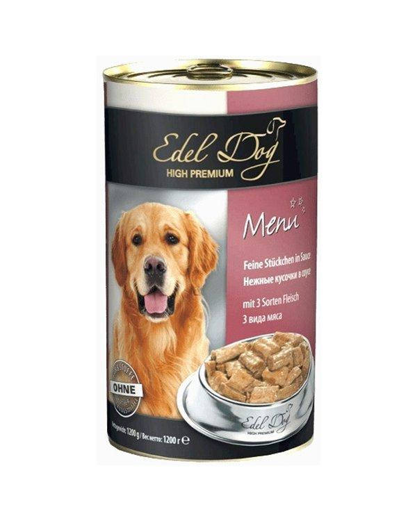 

Edel Dog Три вида мяса 400 г