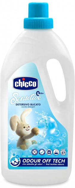 

Жидкий стиральный порошок Chicco Sensitive 1.5 л детский (07532.20)