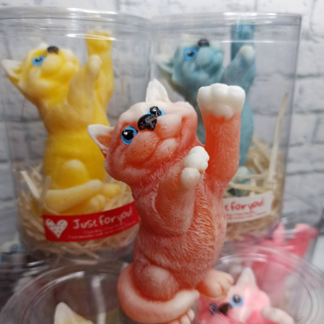 

Мыло ручной работы "Игривый кот"