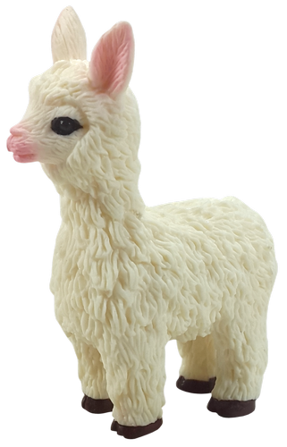 

Игрушка силиконовая антистресс, лама белая 8 см 03815