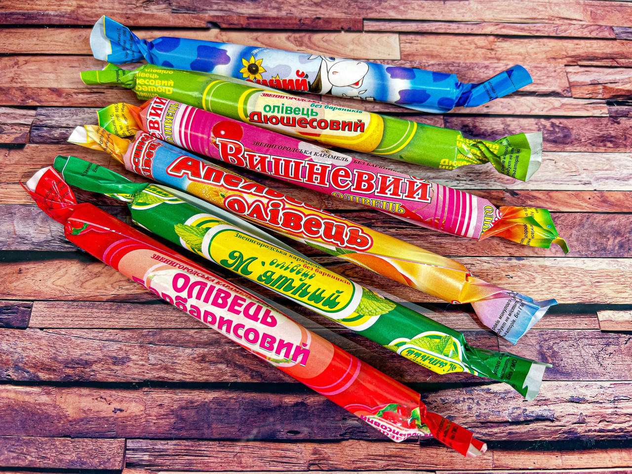 

Цукерки карамель фруктові олівці «Classik»