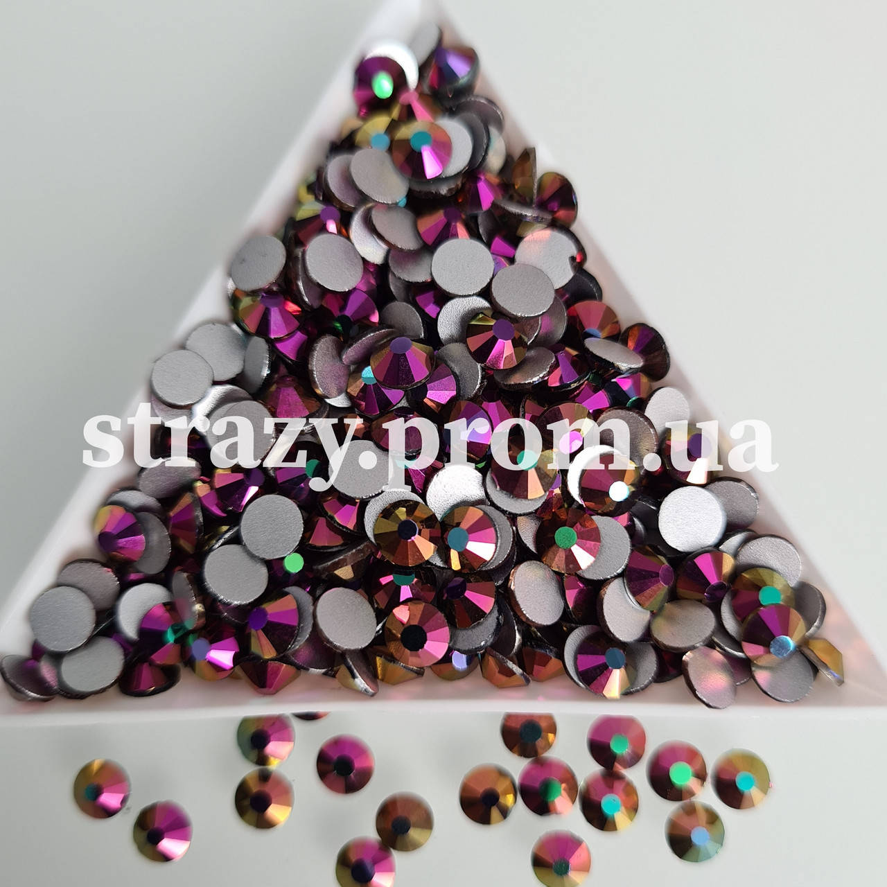 

Стразы ss30 Rainbow Rose Gold 280шт, (6.5мм) "Crystal Premium"