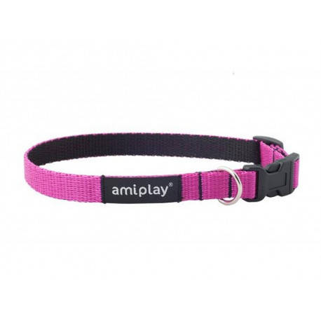 

Аmiplay Ошейник регулируемый Twist L 35-50/2 см, Розовый