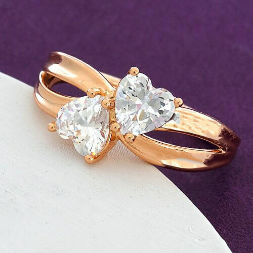 

Кольцо женское из медицинского золота Xuping. Позолоченные кольца. Размер 18,19,20