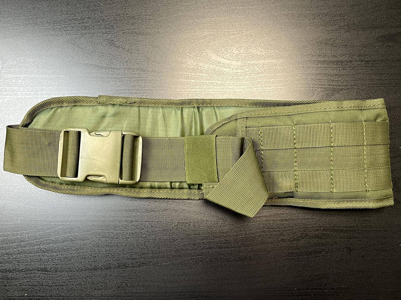 

Тактический пояс Belt1 с системой крепления Molle в цвете олива