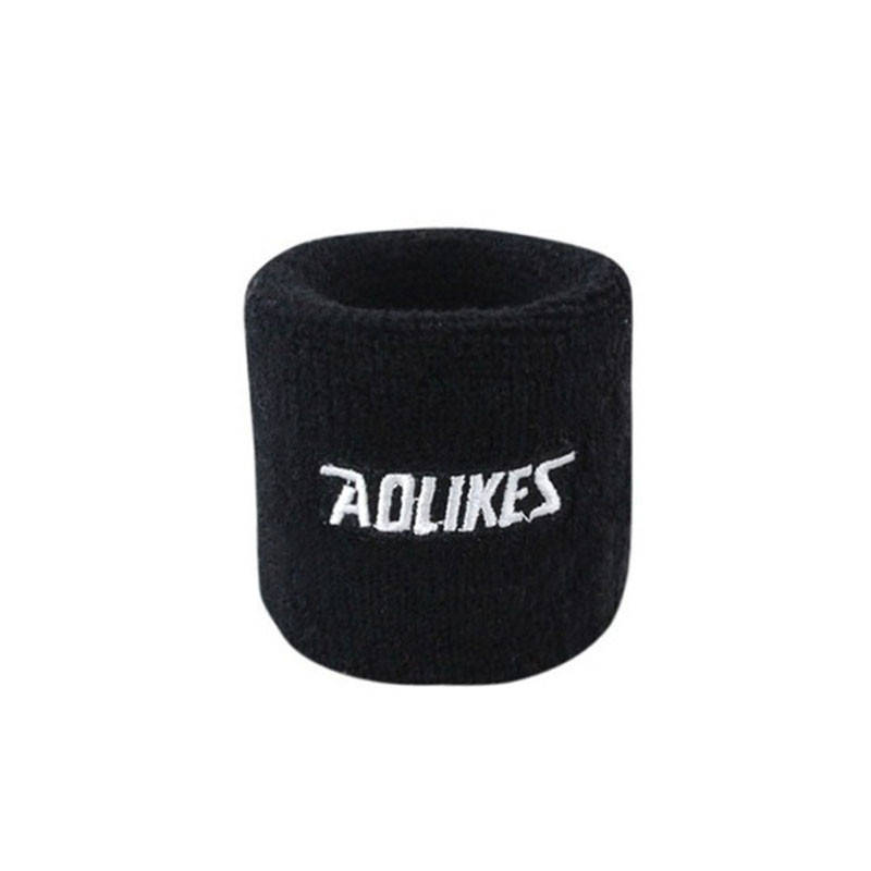 

Напульсник AOLIKES 0235 Black от пота на руку для запястья, Черный