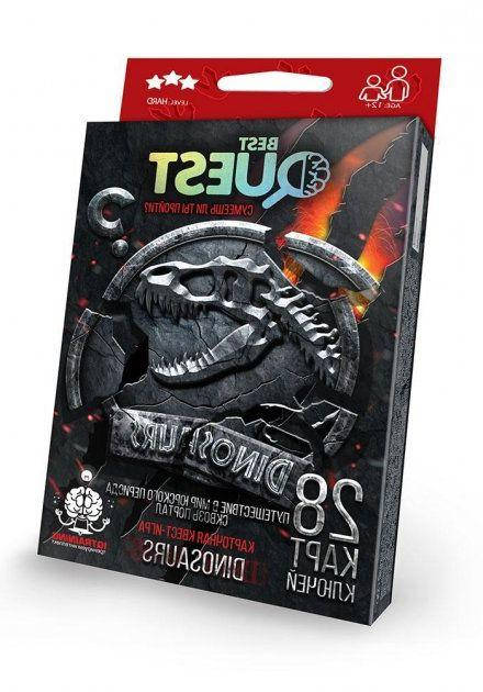 

Игра-квест карточная Danko Toys Best quest. Dinosaurs (BQ-01-04)