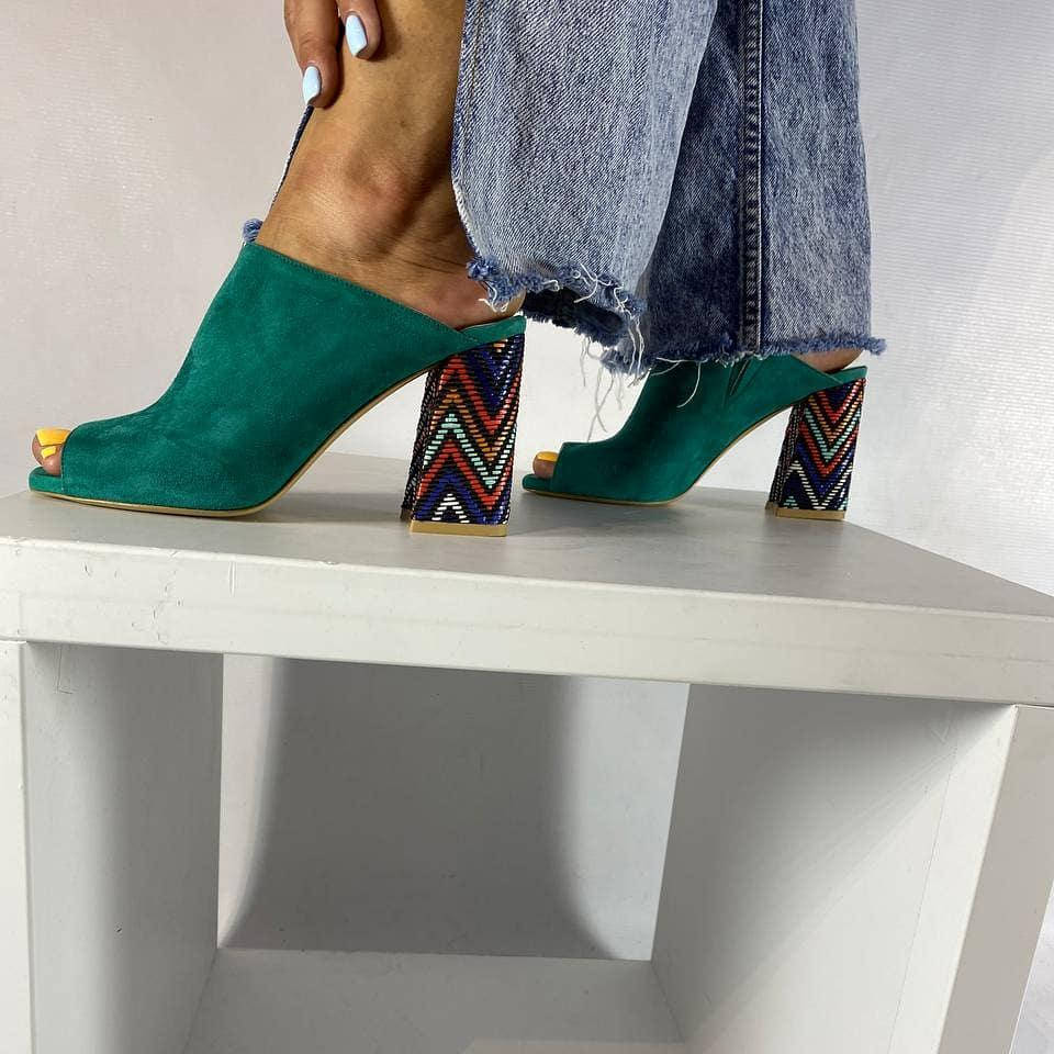 

Женские мюли De Mazzio 5300 Зелёный 40