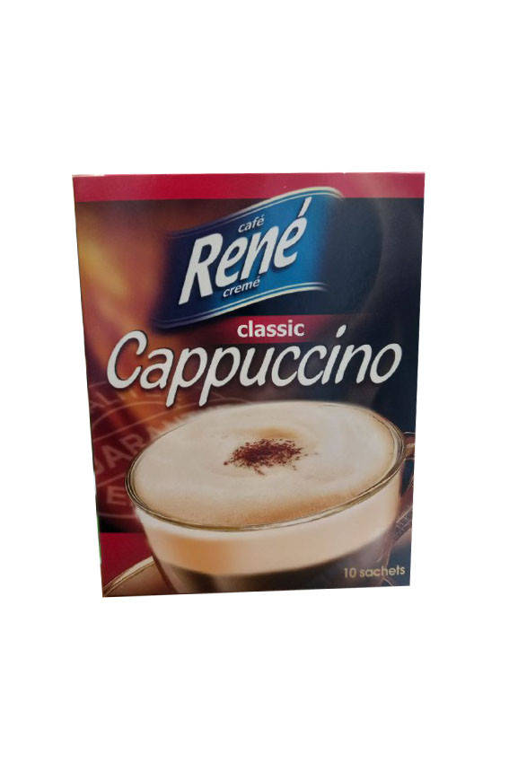 

Капучино в стиках Rene Classic Cappuccino (10 стиков в упаковке)