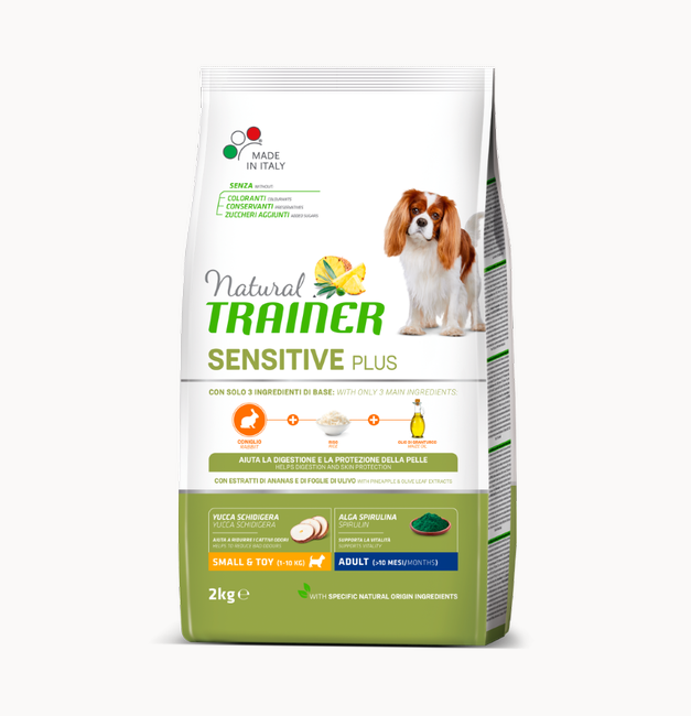 

Natural Trainer Dog Sensitive Plus Adult Mini With Rabbit Сухой корм для взрослых собак мини пород 2 кг АКЦИЯ 4 + 1
