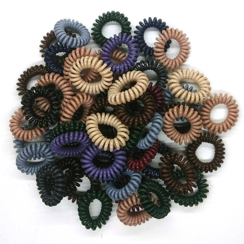 

Резинка пружинка цветная 37мм, Разные цвета